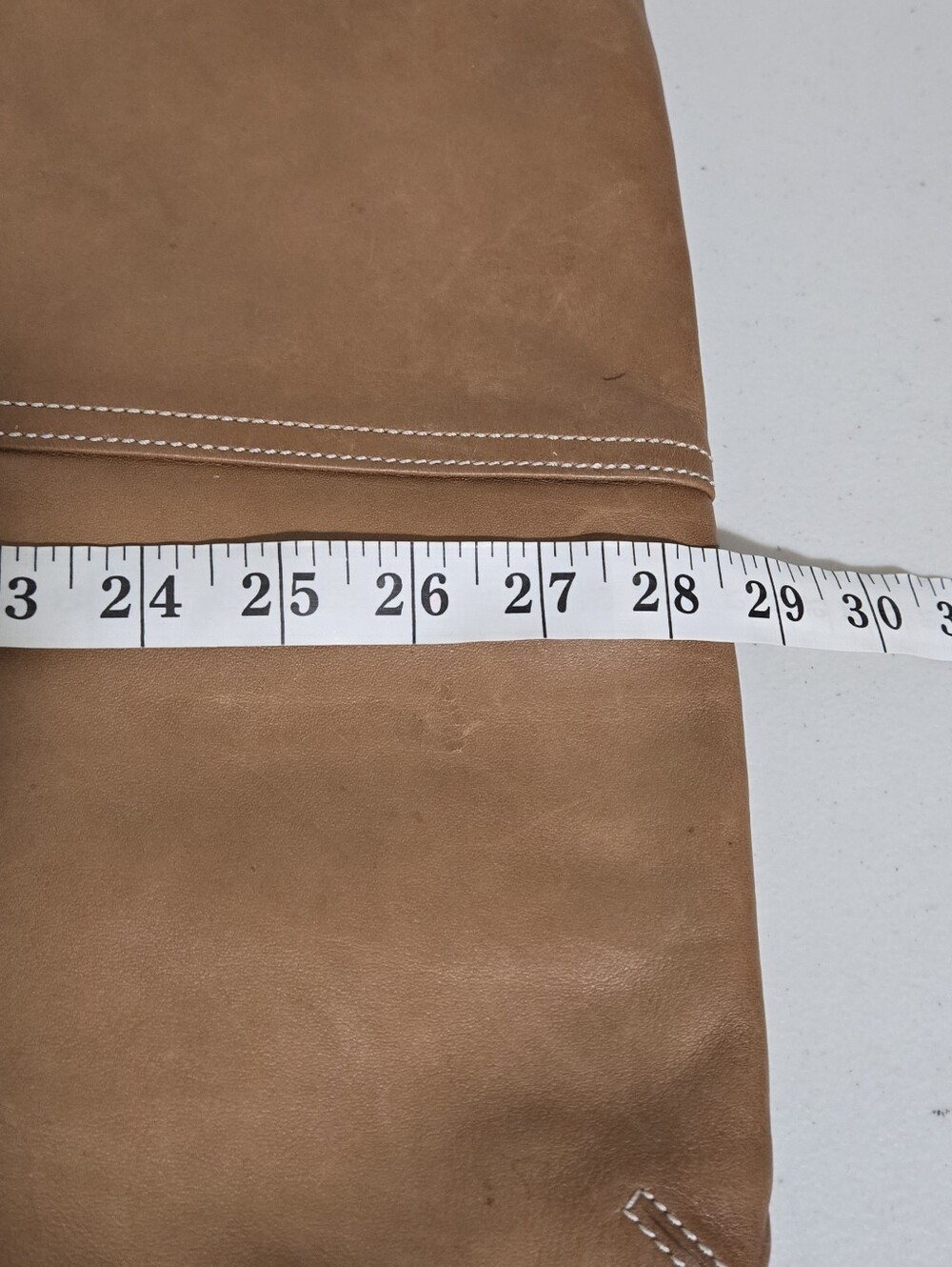 Vintage Coach Brown Smooth Soft Leather Crossbody Bag - Tan Interior - Picture 13 of 13